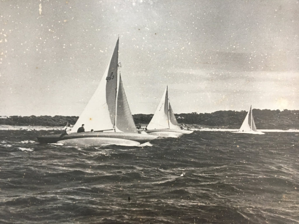 dragon class racing yacht